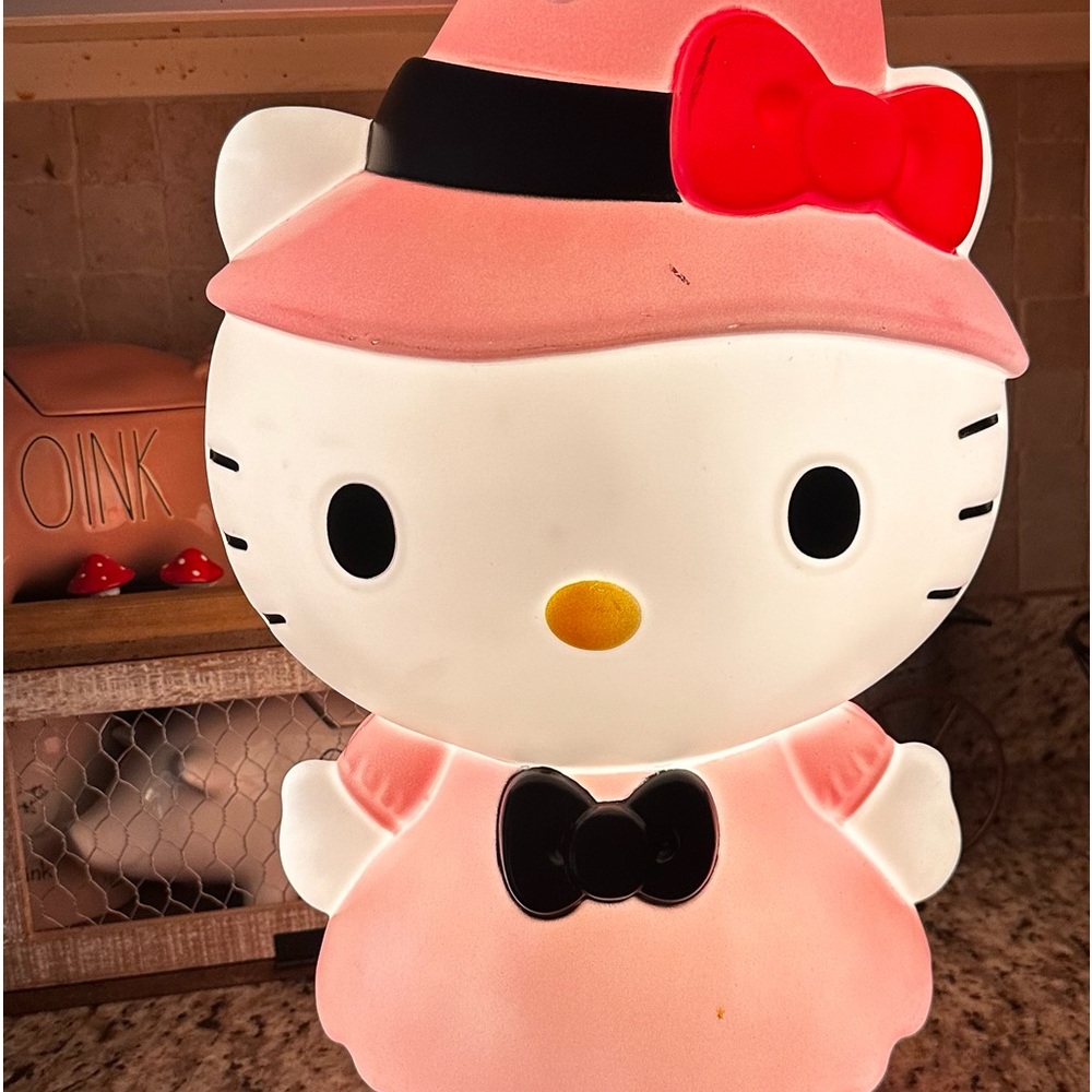 Hello Kitty Witch Lighted Yard Decor 
Hello Kitty 2024  Halloween Blow Mold